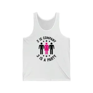 2 is Company Unisex Jersey Tank