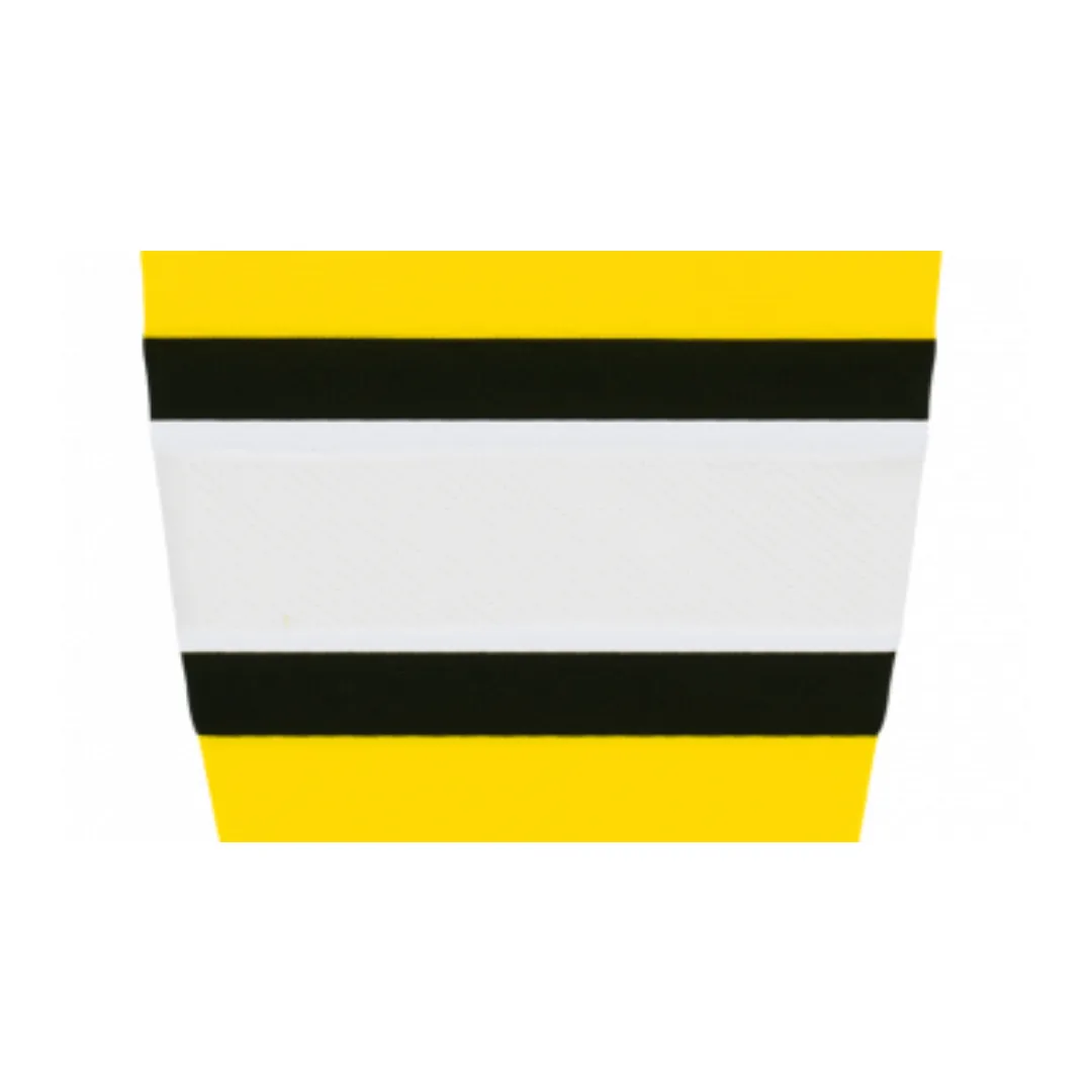 Athletic Knit (AK) HS2100-256 Maize/Black/White Mesh Ice Hockey Socks