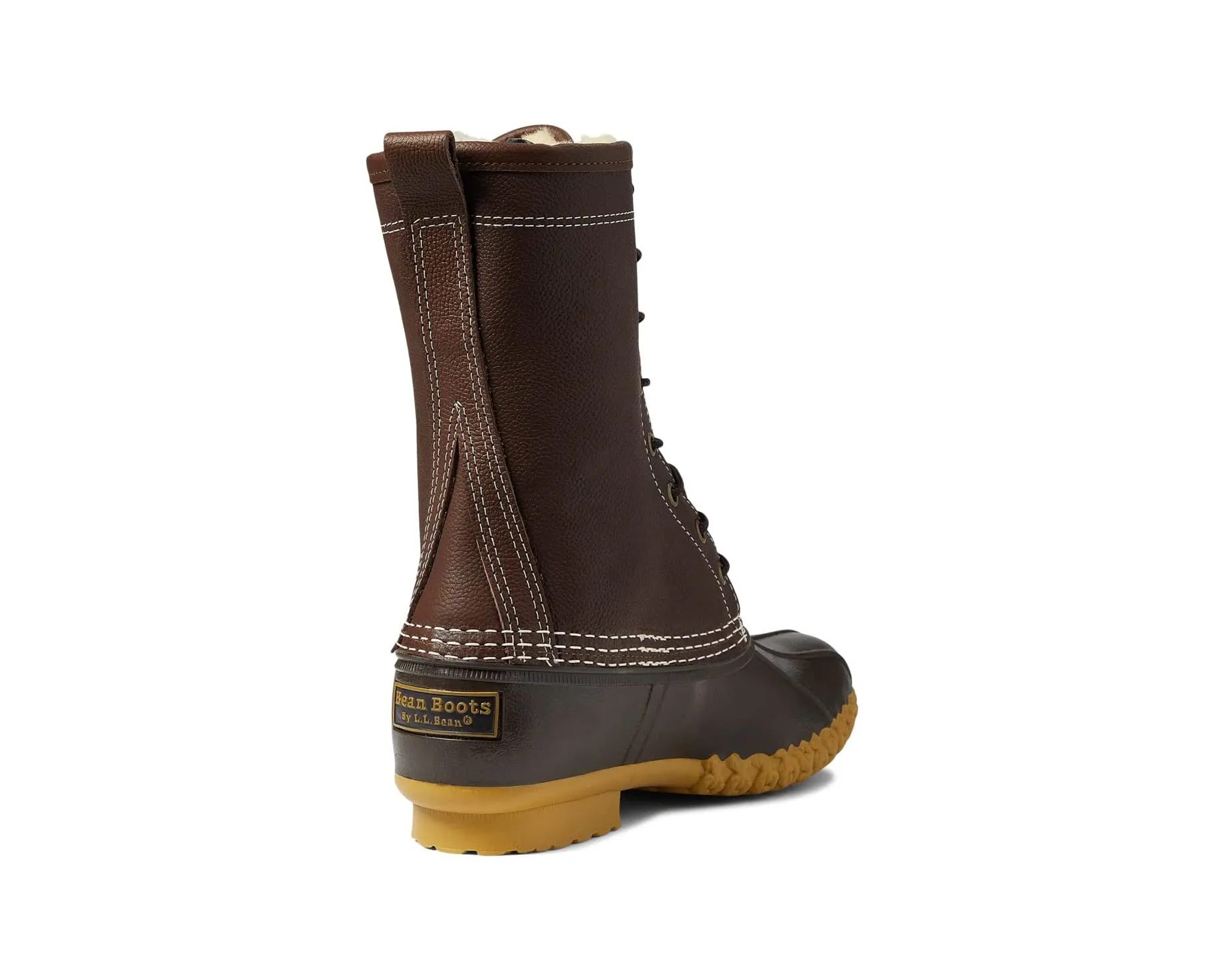 Boots 10" Shearling Insulated Bean Boot Lean, brown