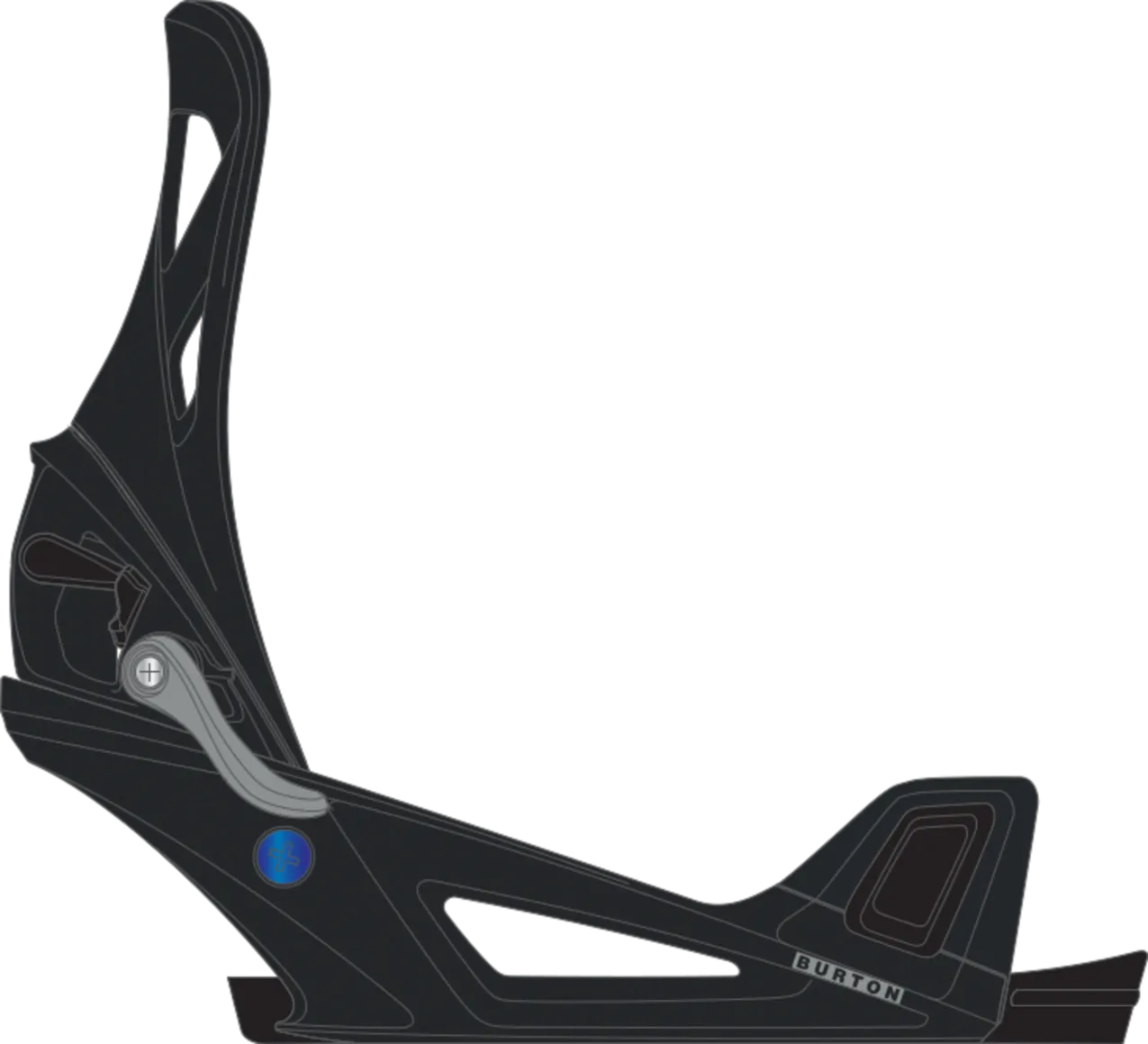 Burton Men&#x27;s Step On X Re:Flex Snowboard Bindings Black | Buy Burton Men&#x27;s Step On X Re:Flex Snowboard Bindings Black here | Outnorth