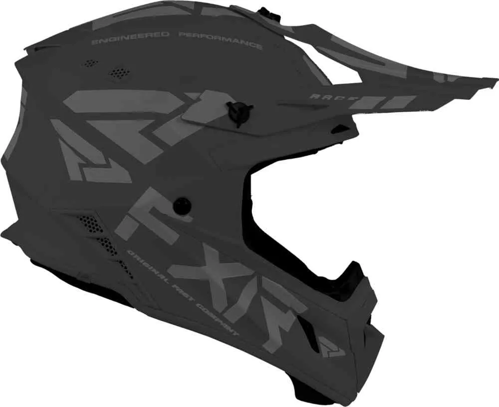 Helium Prime FXR Motocross Helmet, Black