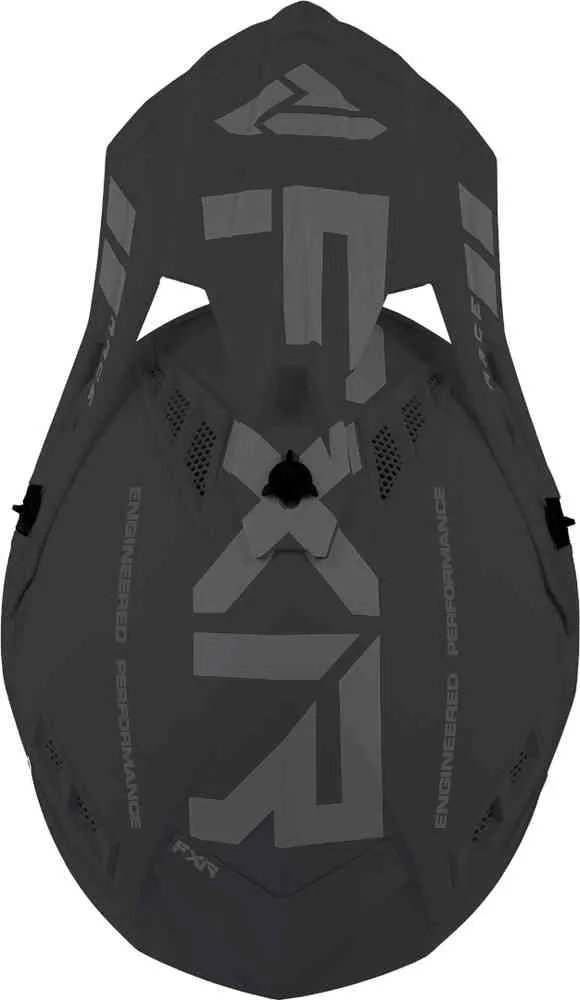 Helium Prime FXR Motocross Helmet, Black