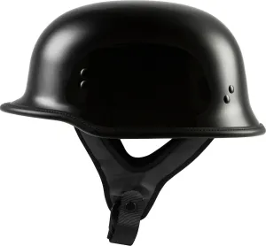 Highway 21 9MM Gloss Black German Beanie Helmet