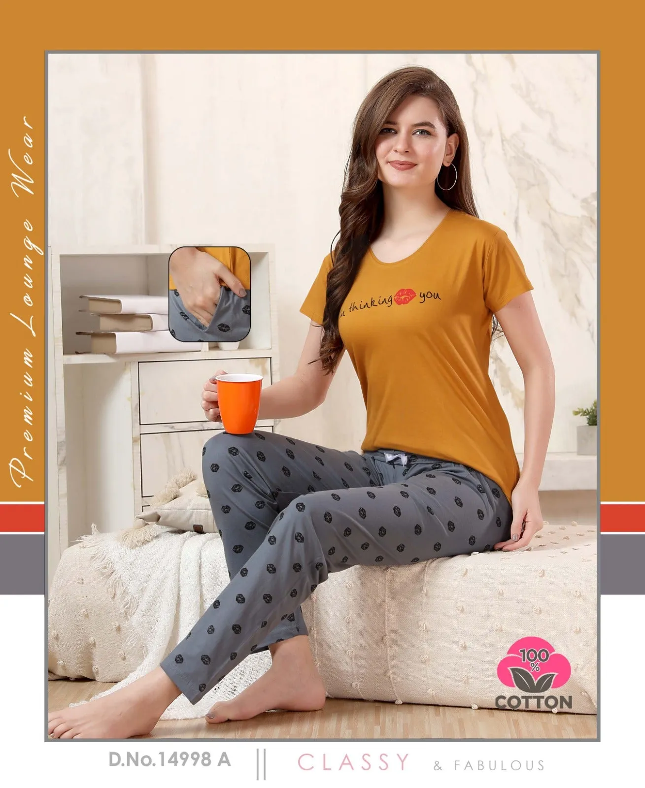 Lakhani Cottons 02 Pics Night Suit (499x24)