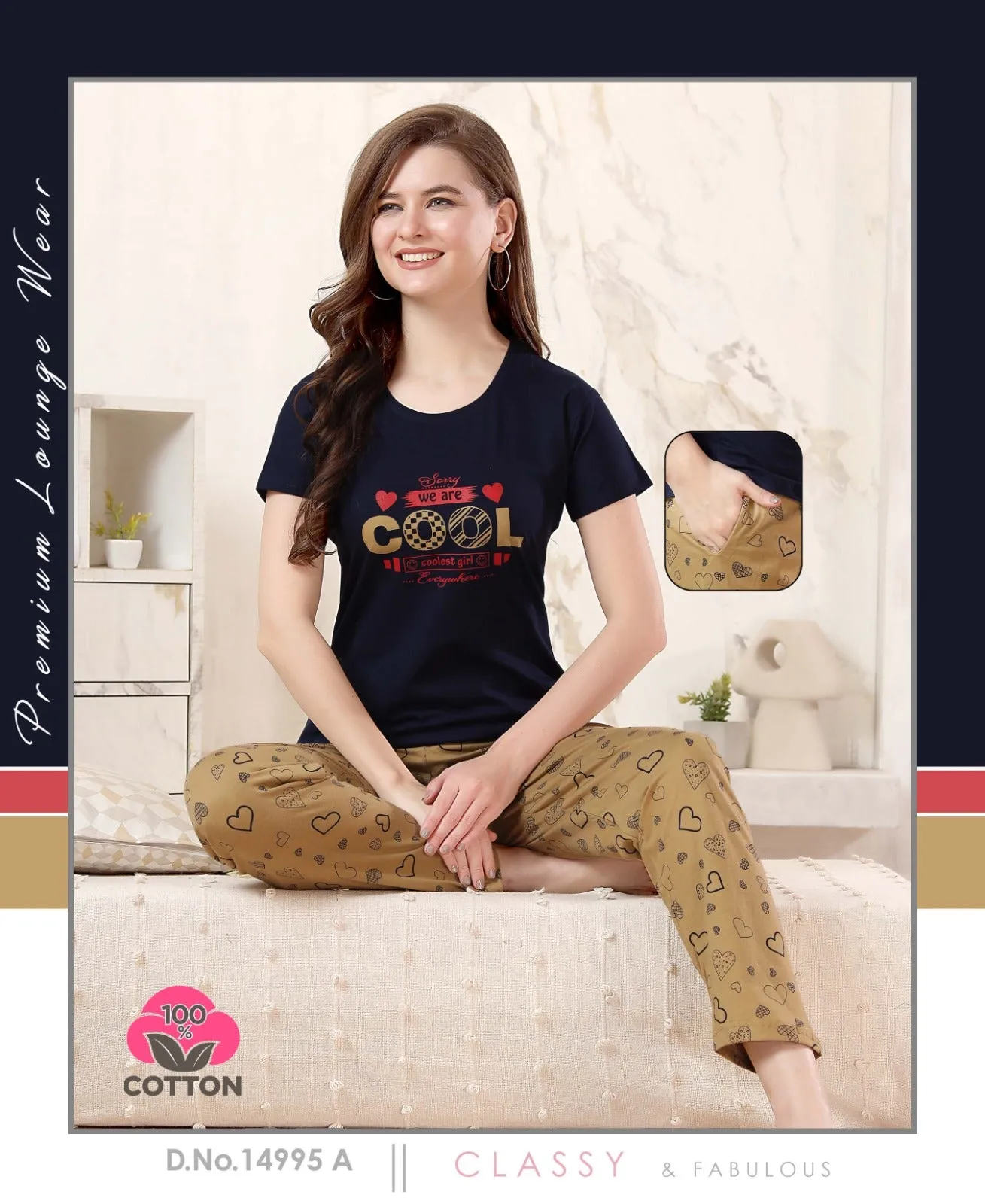 Lakhani Cottons 02 Pics Night Suit (499x24)