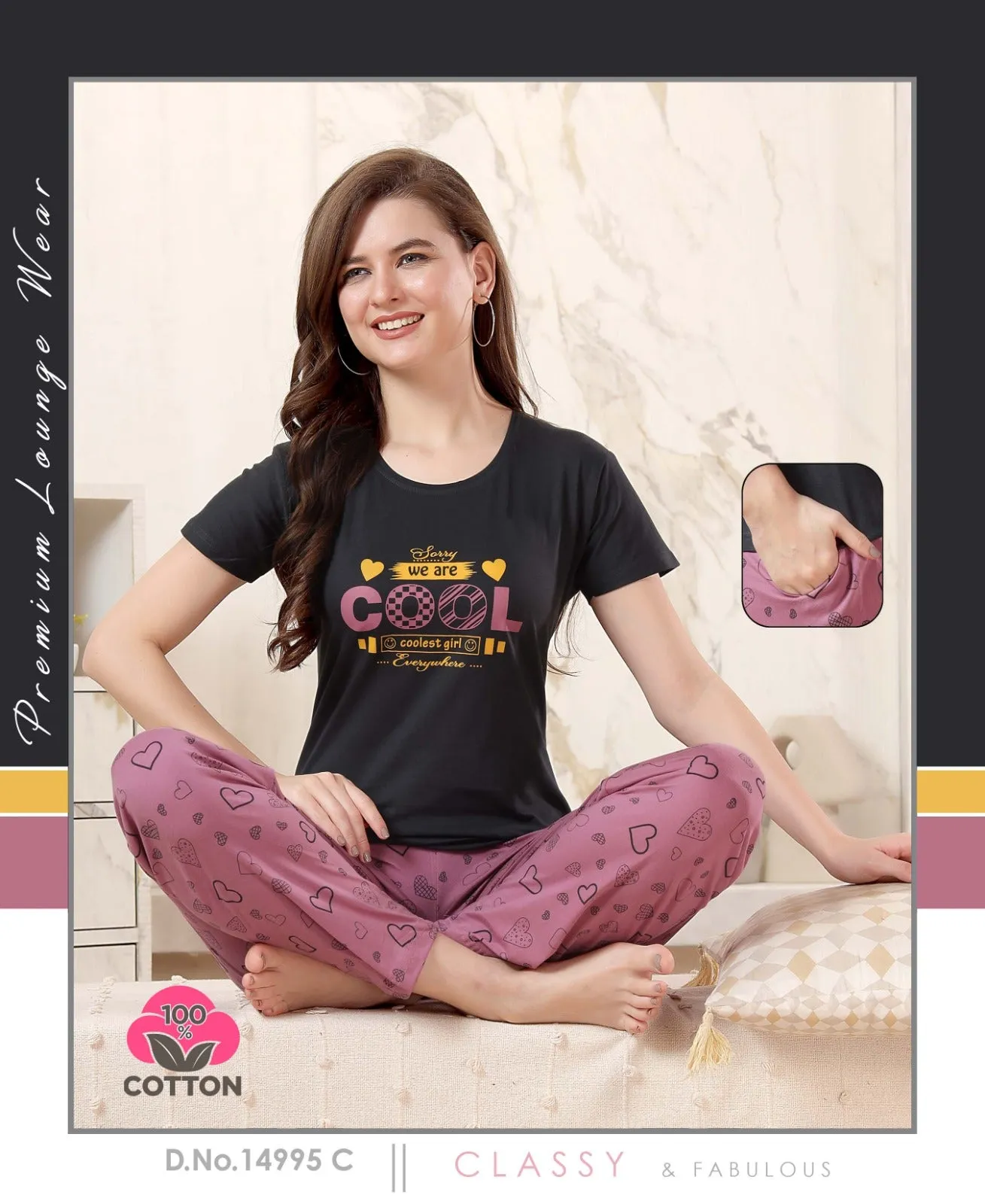 Lakhani Cottons 02 Pics Night Suit (499x24)