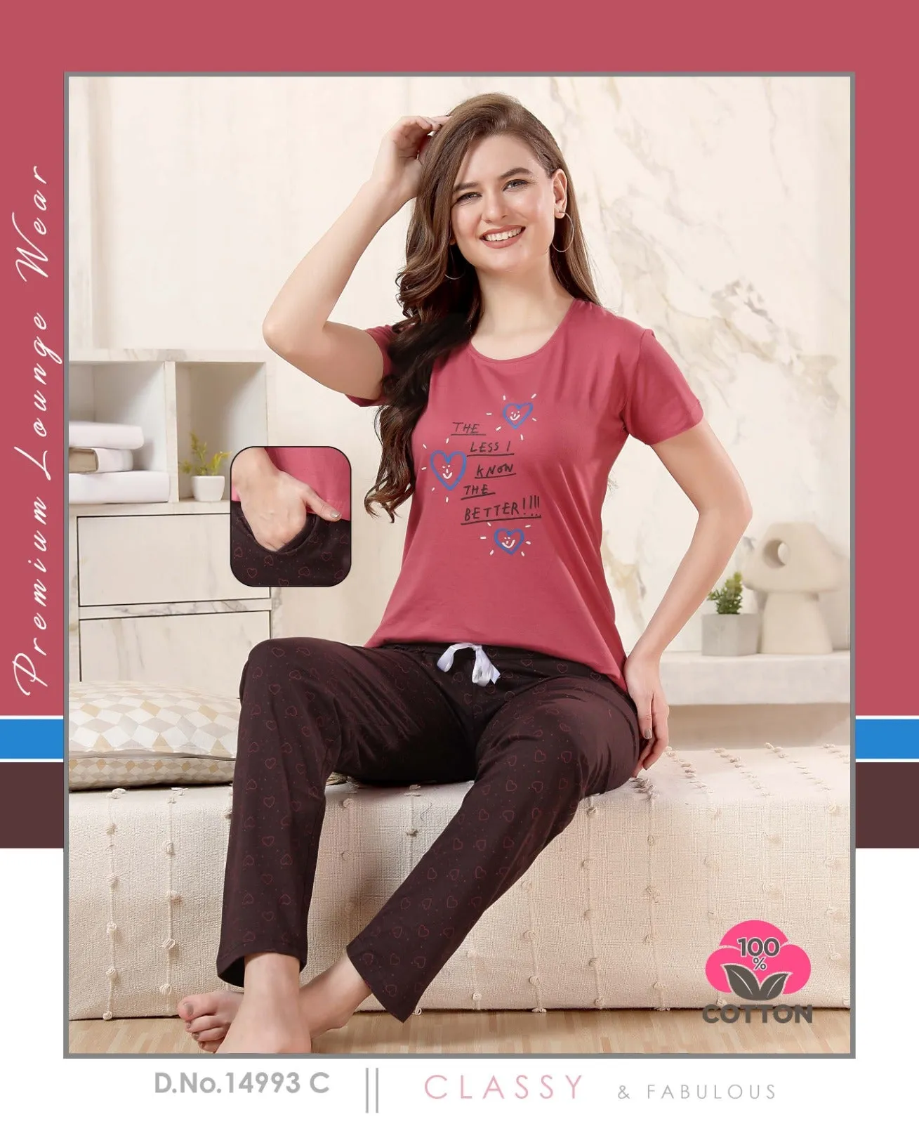 Lakhani Cottons 02 Pics Night Suit (499x24)