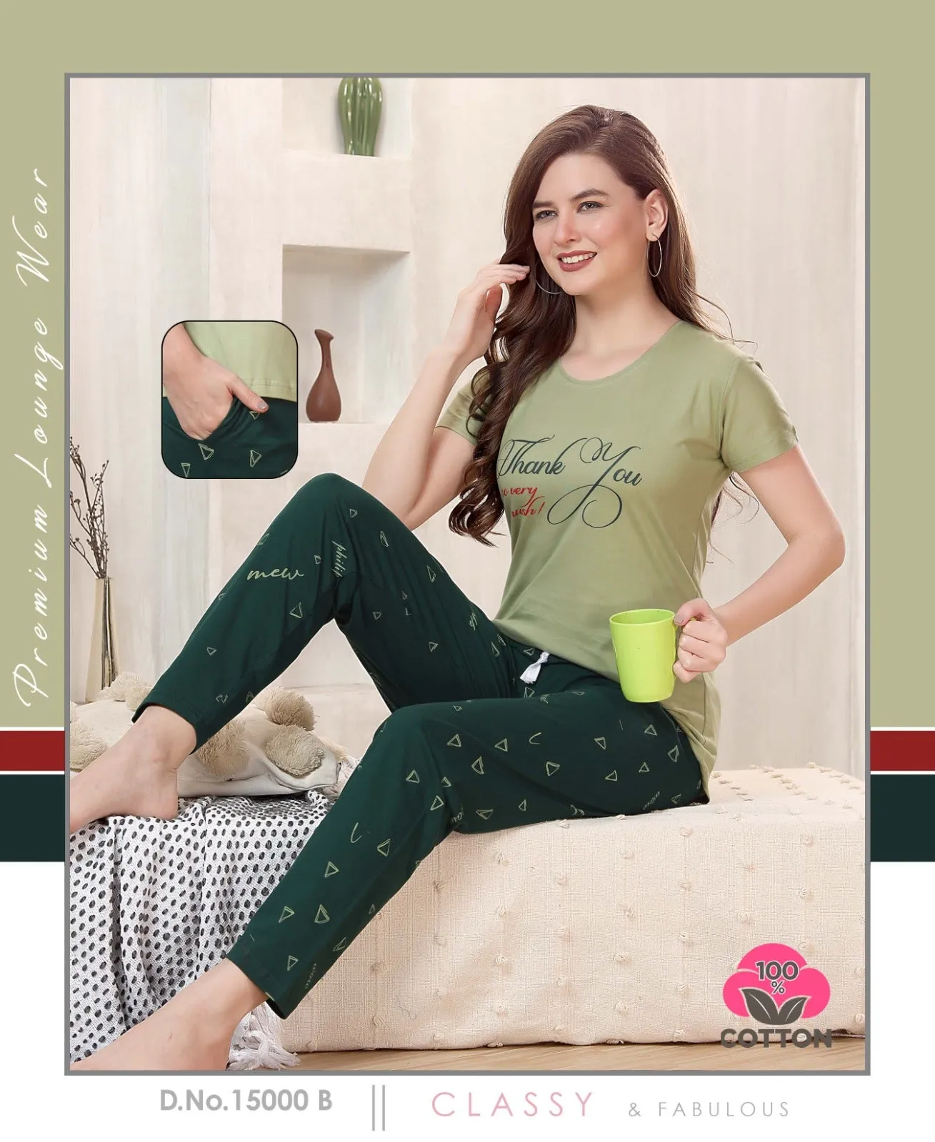 Lakhani Cottons 02 Pics Night Suit (499x24)