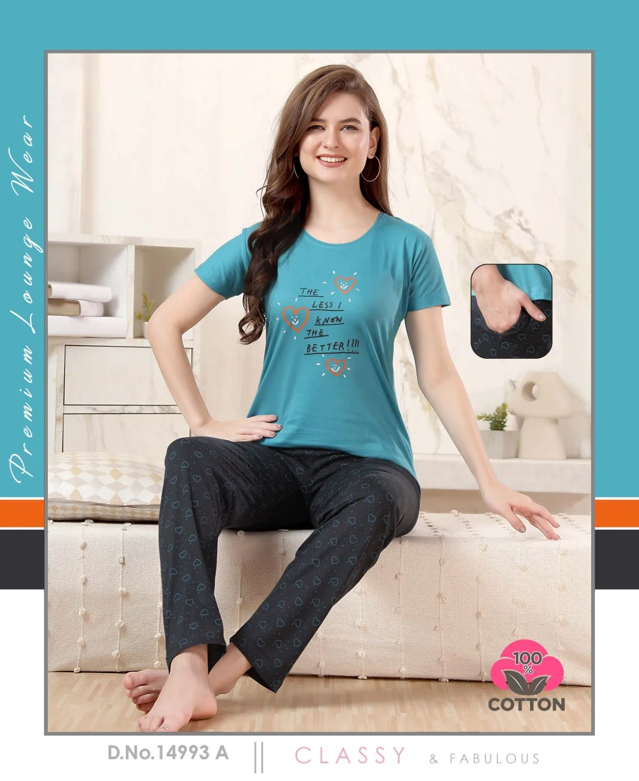 Lakhani Cottons 02 Pics Night Suit (499x24)