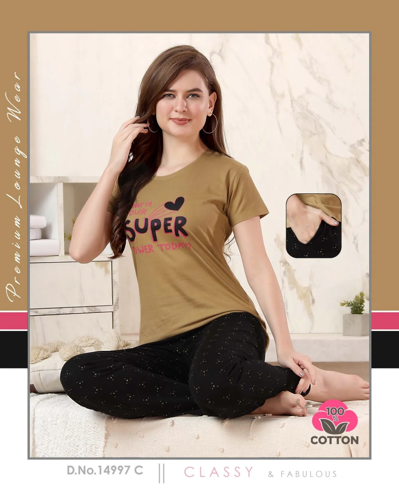 Lakhani Cottons 02 Pics Night Suit (499x24)