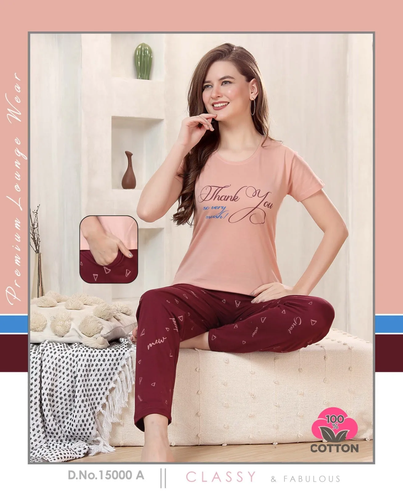 Lakhani Cottons 02 Pics Night Suit (499x24)