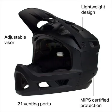 Mainline Mips Smith Full Face Helmet, Black