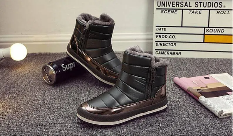 Russian Style Zipper Comfortable Women Shoes