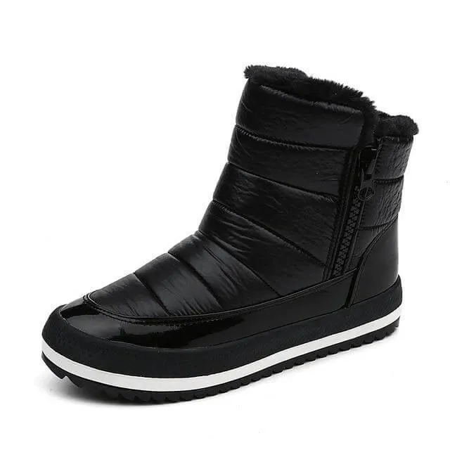 Russian Style Zipper Comfortable Women Shoes