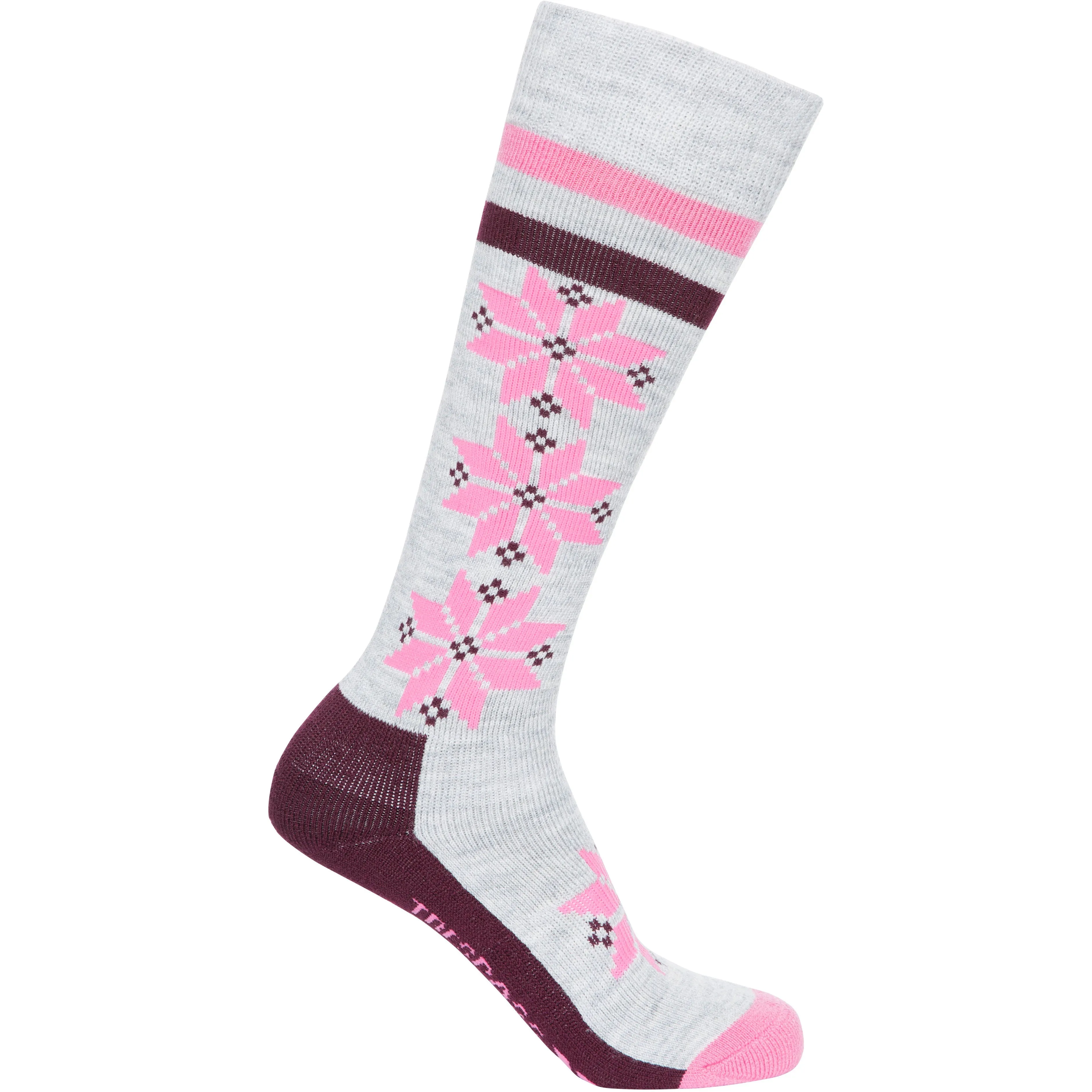 Snowfall Women's Ski Socks in Grey Melange