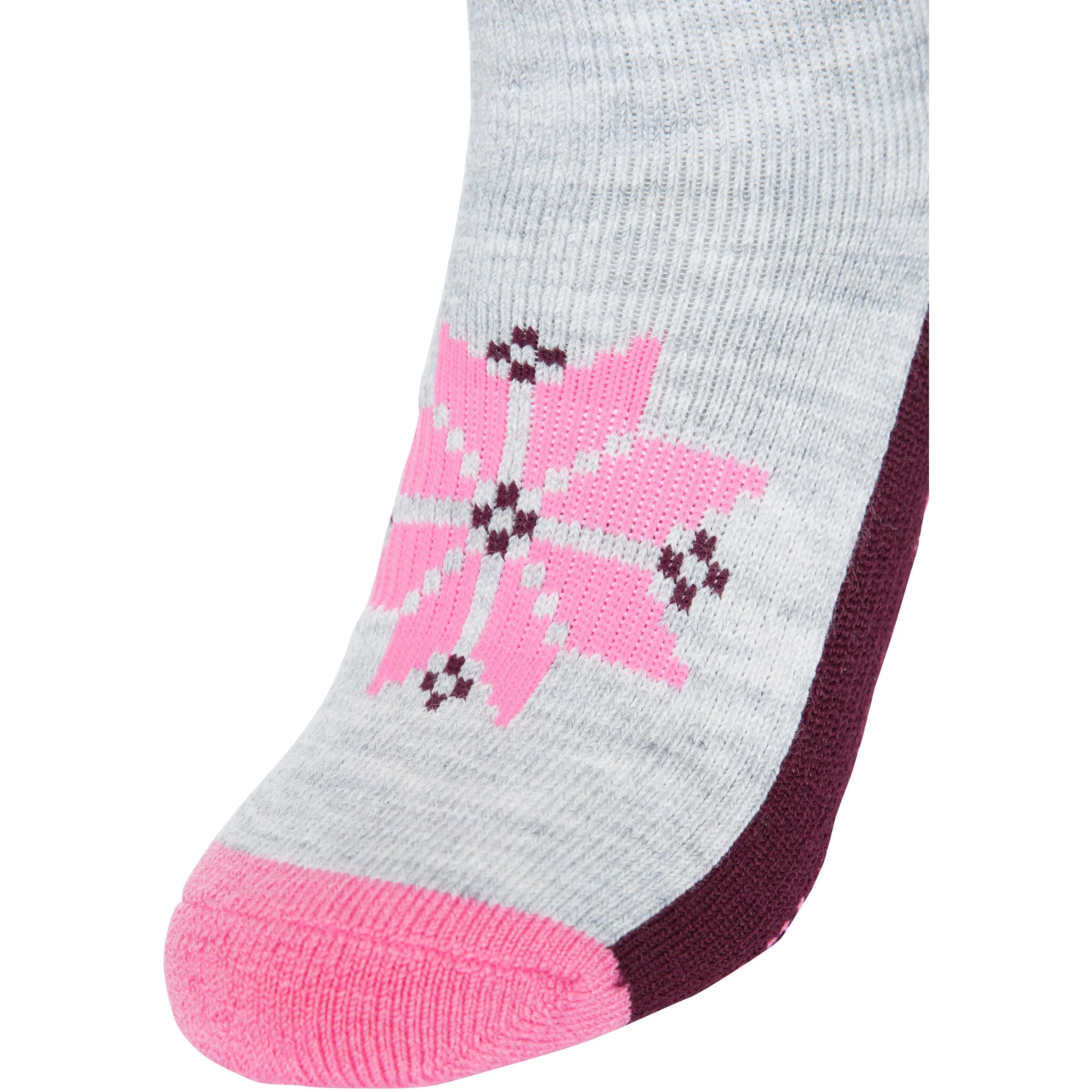 Snowfall Women's Ski Socks in Grey Melange