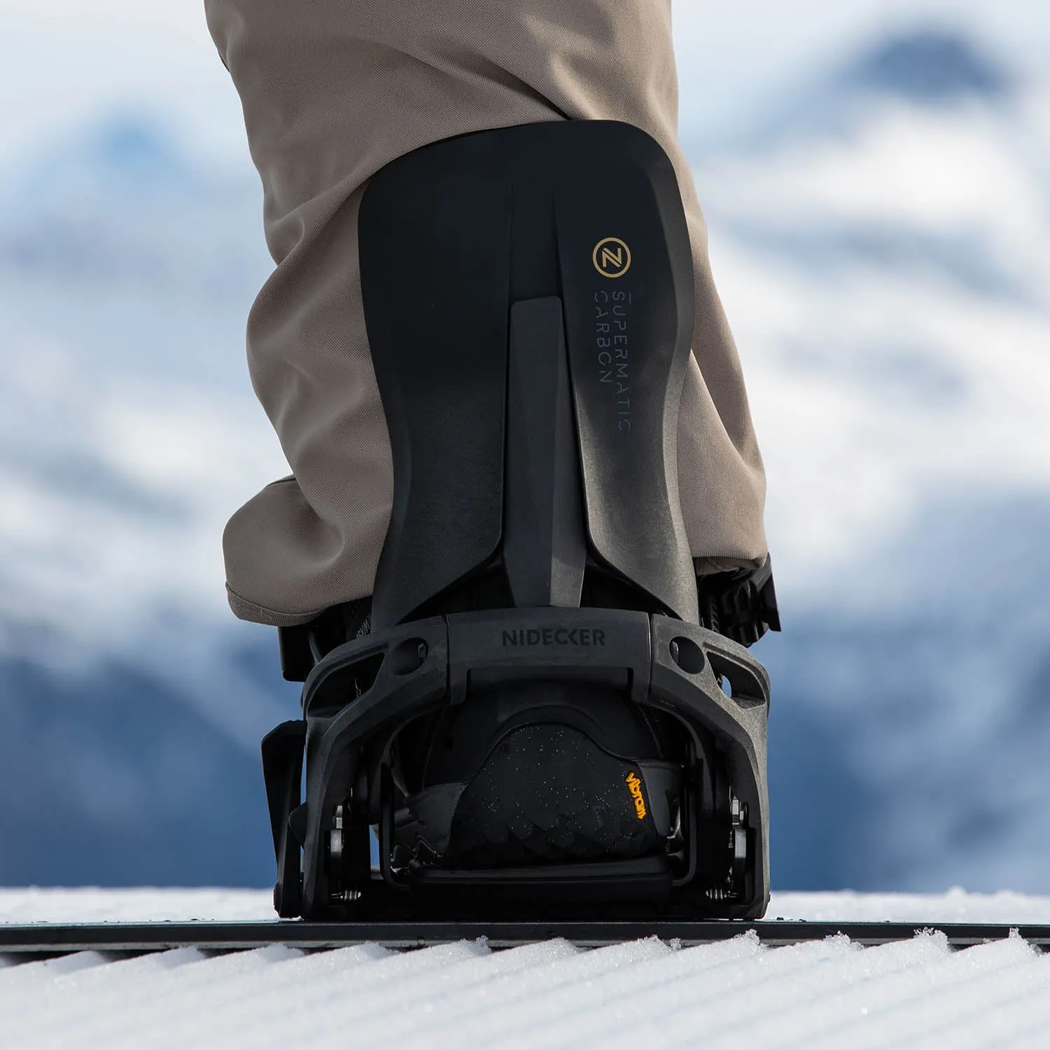 Supermatic Carbon Snowboard Bindings 2025