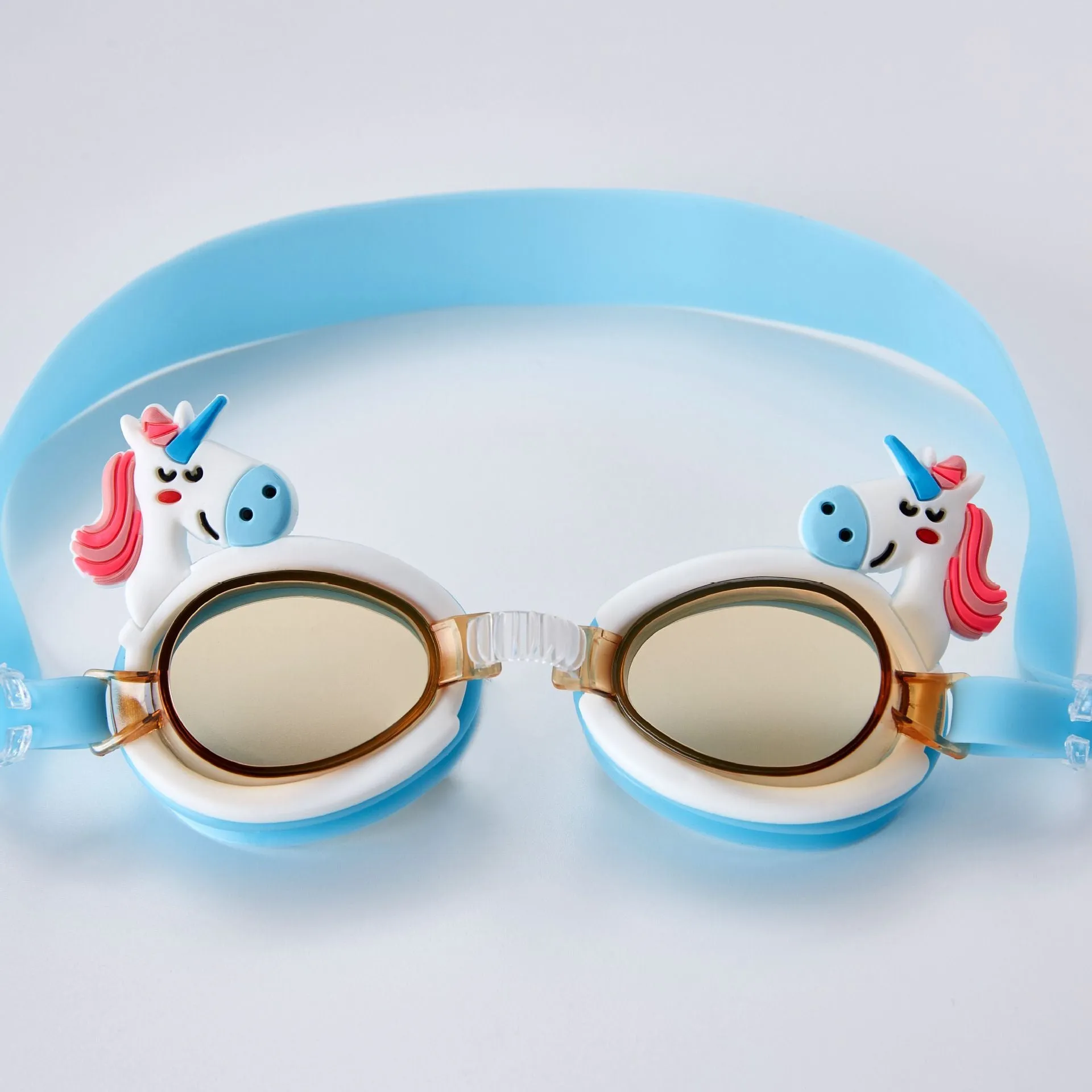 Unicorn Cute Swimming Anti-Fog Children's Swimming Goggles Learning Swimming Glasses Spot Cartoon Mirror with Adjustable