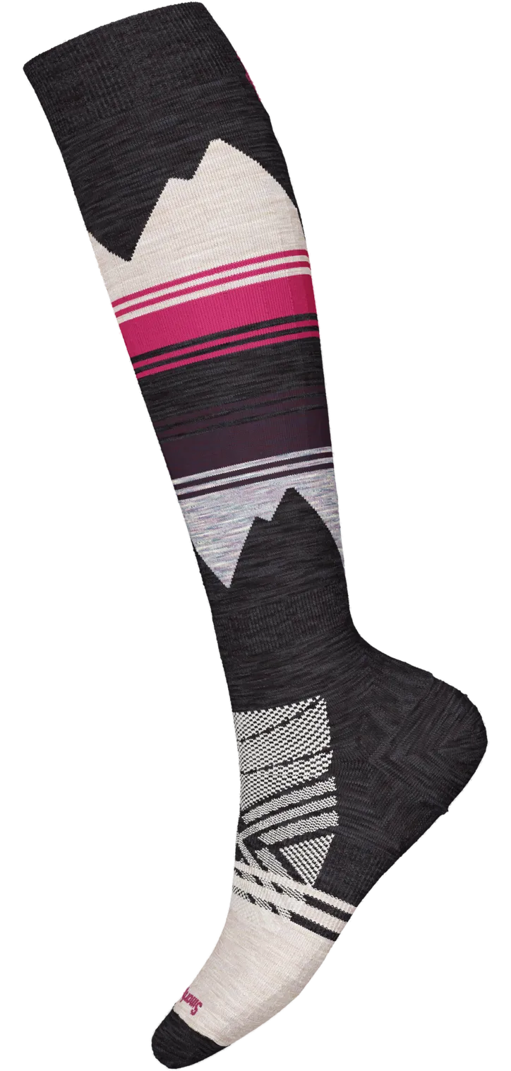 Women's Ski Targeted Cushion Pattern OTC Socks