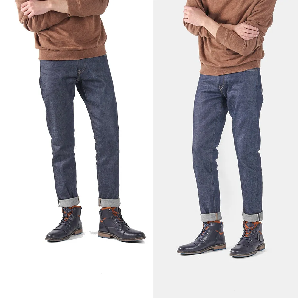 Yeknu Boots Men Classic Brand Autumn Winter Comfortable Top Quality Leather Ankle Boots #Al626